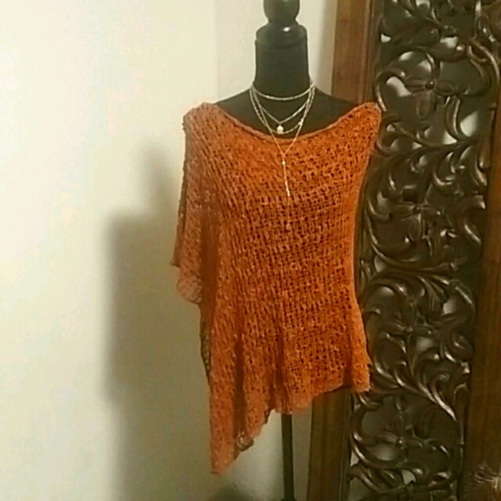🍁Lost River Popcorn  Crochet Shawl/ Poncho🍁